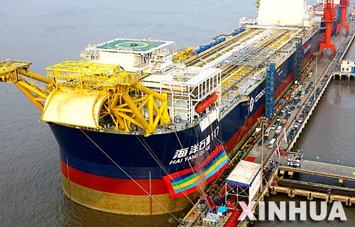 这是海洋石油117号(4月30日摄)