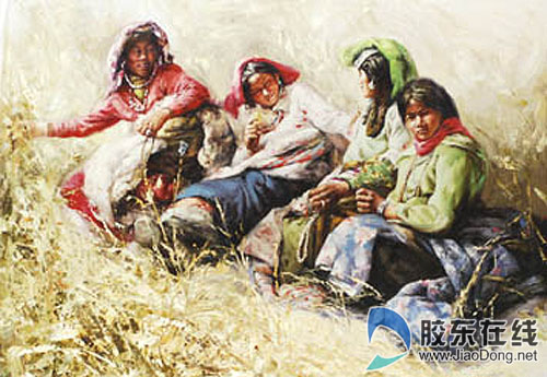 中国当代油画家精品展预展在齐鲁古玩城开展