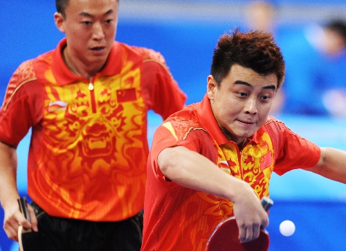 乒乓球男团小组赛 中国3-0胜奥地利晋级半决赛