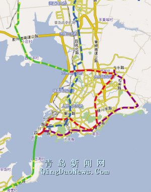 2020年 12条地铁串起大青岛