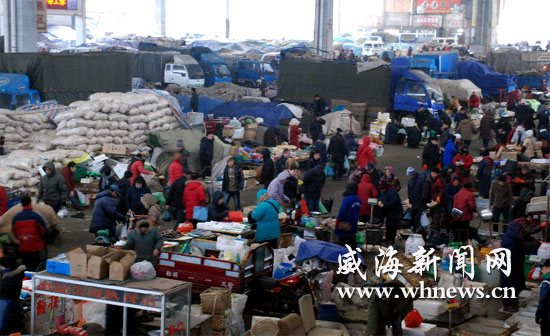 威海水电暖运转正常 水果蔬菜海产品等储备充