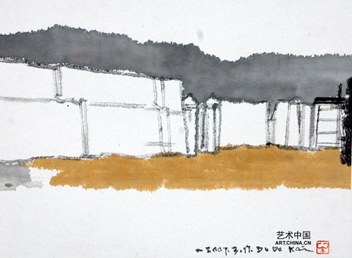杜大恺水墨作品欣赏