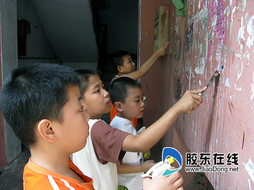 小学生暑期义务清除野广告图