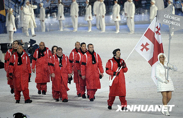 2月12日,第21届冬季奥林匹克运动会开幕式在加拿大温哥华举行.