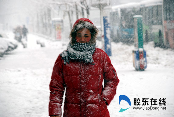 二月二龙抬头 港城大雪飘飞(图) 日常生活 烟台