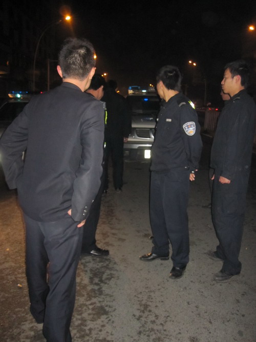 图为车祸现场.