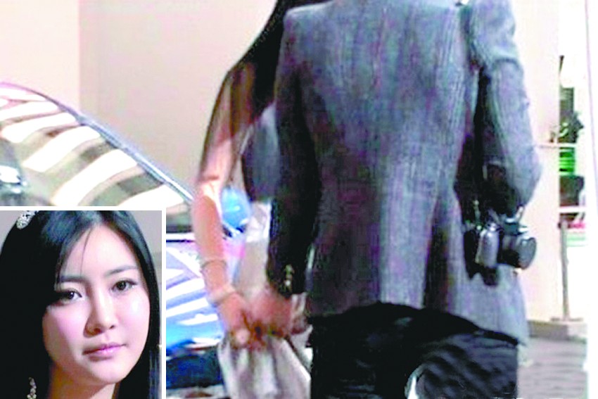 猥琐男<em>非礼美女</em>车模 青岛车模为防身练跆拳道