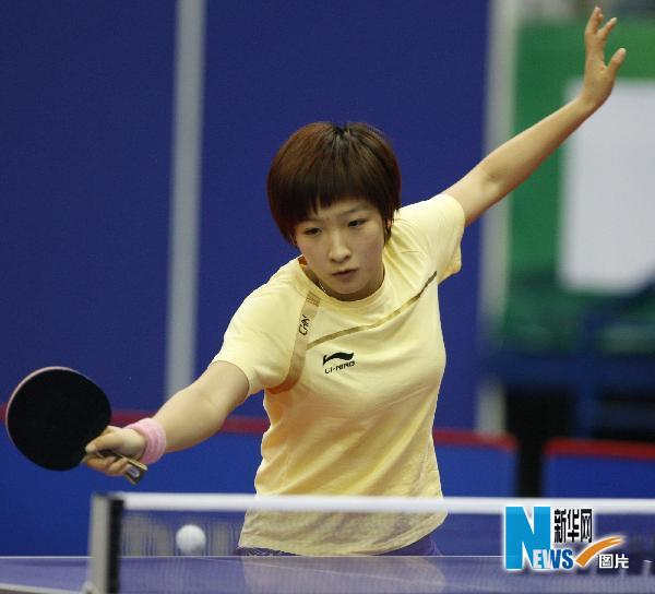中国队备战世乒赛团体赛(组图) 体育新闻 烟台