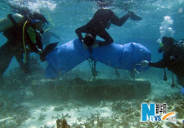 经过35天海下作业,水下考古队在中国南海西沙群岛附近海域新发现水下