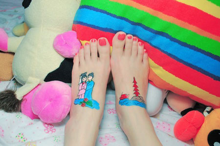 <em>美脚</em>也迷人 贴图精选 烟台新闻网 胶东在线新闻