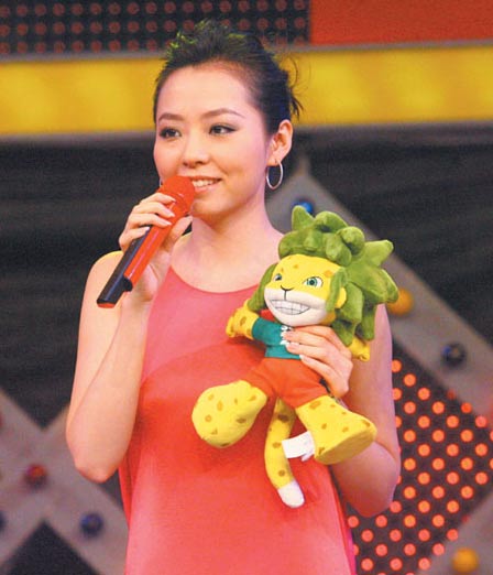 张靓颖张学友合唱世界杯主题歌 互相帮唱 20