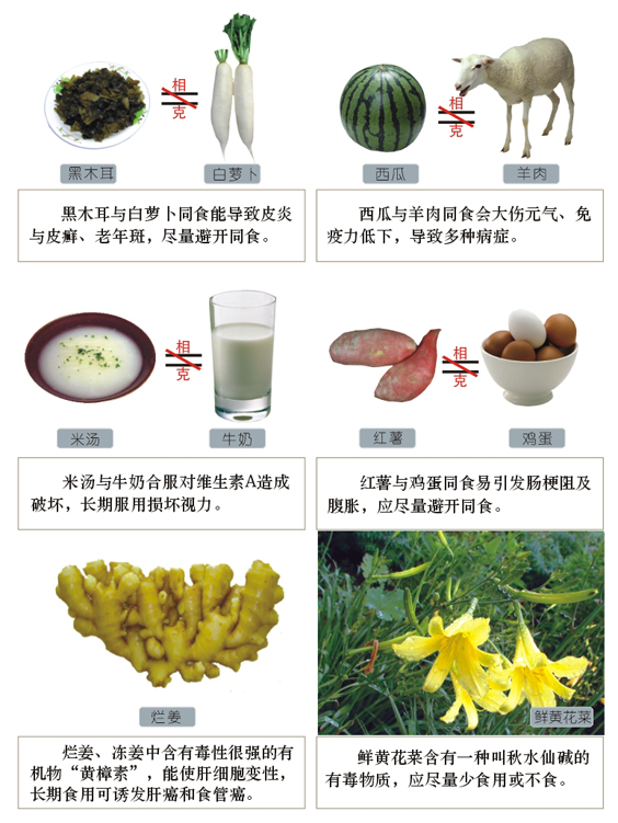 食物相生相克表:西红柿不能与虾一起吃(组图) 