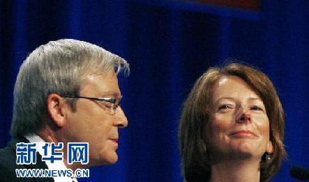 澳大利亚总理宣布内阁名单 陆克文任外交部长