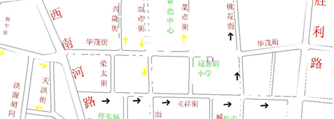 问卷:桃花街等道路拟设单行线