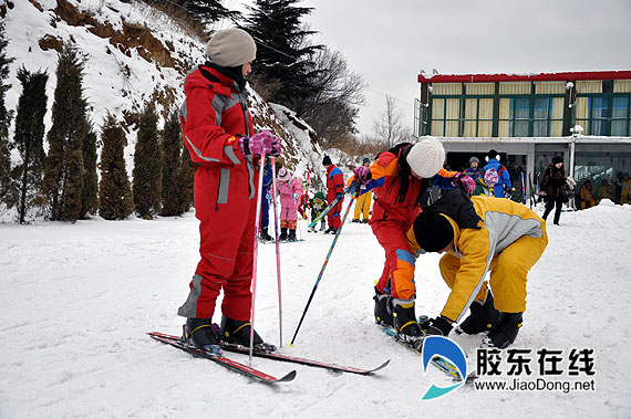 烟台元旦假期火了滑雪游(图)