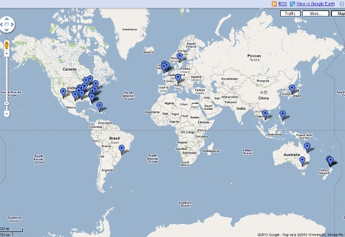 谷歌推动物群体死亡世界地图 标出死亡地点(图