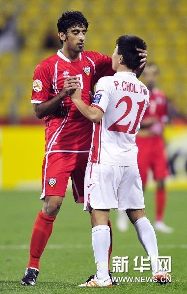 亚洲杯d组:朝鲜队战平阿联酋队[组图] 体育新闻