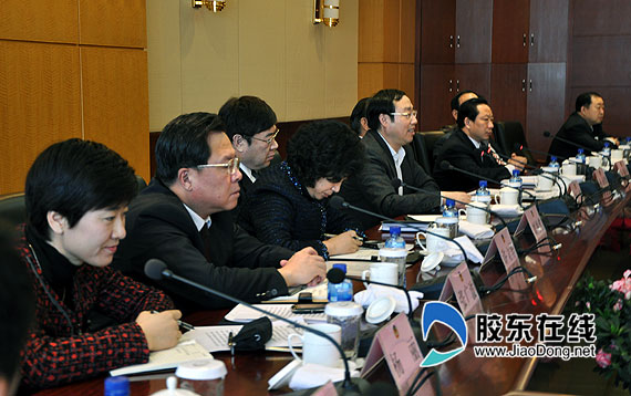 市领导参加政协委员座谈会 听取委员的意见建