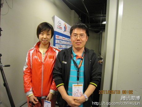 李武军微博曝女单决赛两代国乒一姐隔空对话