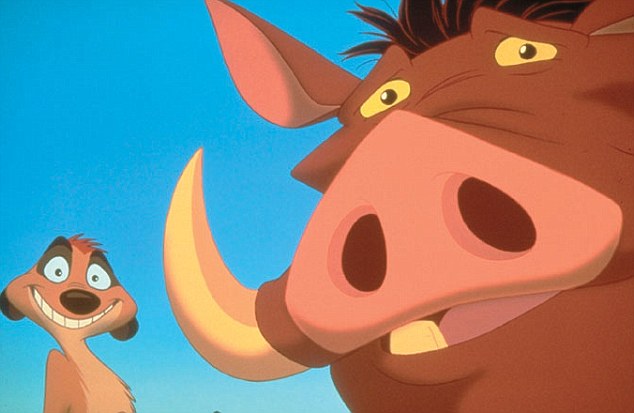 猫鼬和非洲疣猪演绎现实版《狮子王》友情(图