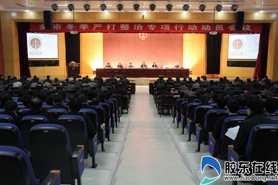 莱州市召开冬季严打整治专项行动动员会议