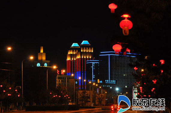 莱山夜景迷人(图)