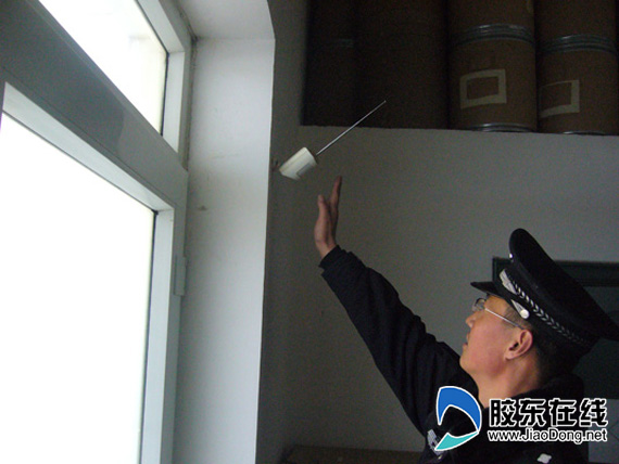 莱山公安分局开展技防物防设施专项服务检查