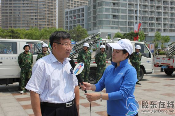 亚沙气象行专访烟台市副市长徐少宁图
