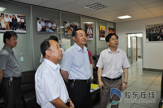 东营市纪委27人考察团来胶东在线参观考察(图