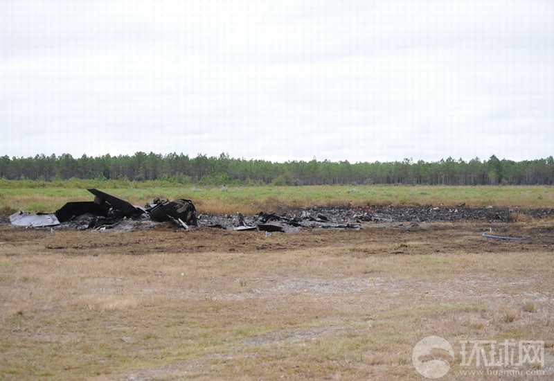 高清:美国f22a战机坠毁 自2004年已坠毁4架 军