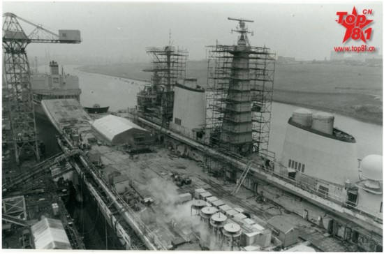 组图:英皇家方舟号航母建造过程揭秘