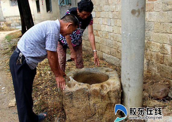莱州古碓臼600多年 专家:年代无法确定(图)