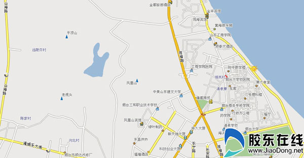 便民服务指南(4):烟台五区电子警察分布图