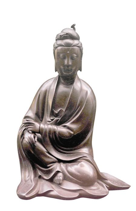 明代石叟铜观音造像展出 大英博物馆珍藏其作品