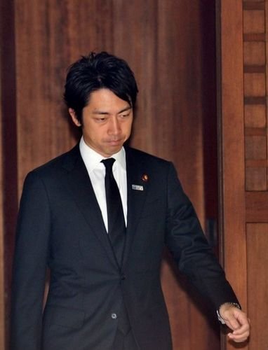 资料图:日本复兴政务官,前首相小泉纯一郎之子小泉进次郎.