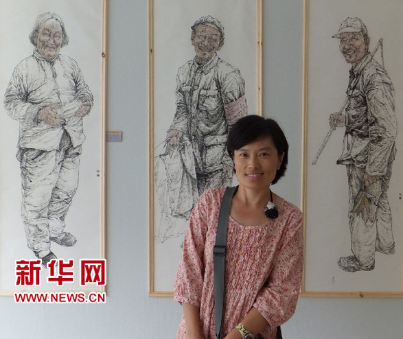孙小燕:以线与墨的组合成就画面的趣味(图)