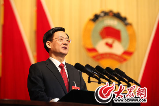 省政协十一届二次会议开幕 刘伟作工作报告 山