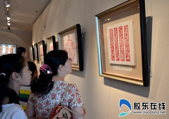 《600年·回眸》烟台剪纸精品展举行