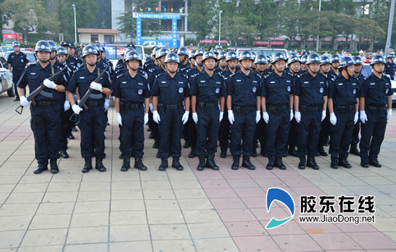 招远市公安局开展2014年夏季治安严打整治行