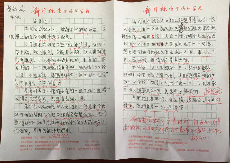 {一年级作文300字}.