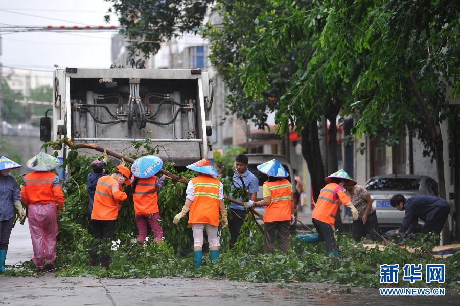 台风过后救灾忙 新闻资讯 烟台人民广播电台 烟台网络广播电视台