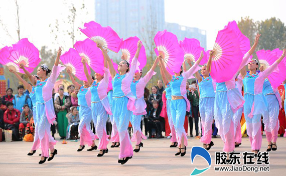 莱州举办首届广场舞大赛__网上民声