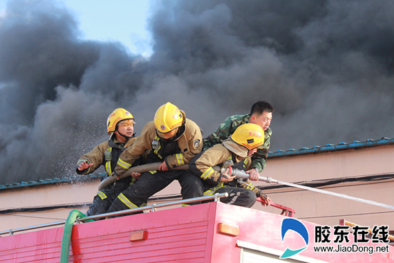 铁骨铮铮 英勇无畏--记莱州市消防大队官兵 | 平