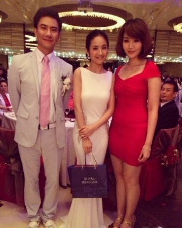 林依晨平安夜出嫁 1辆宝马5辆奔驰做婚车(组图