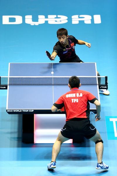图文:乒球世界杯中国队进决赛 张继科比赛 体育新闻 烟台新闻网 胶东在线 国家批准的重点新闻网站
