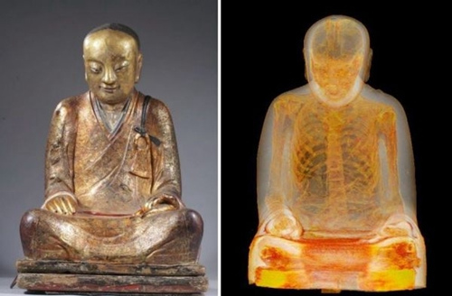 欧洲展出肉身菩萨疑为被盗文物华媒多方取证 欧洲展出肉身菩萨疑为被盗文物华媒多方取证