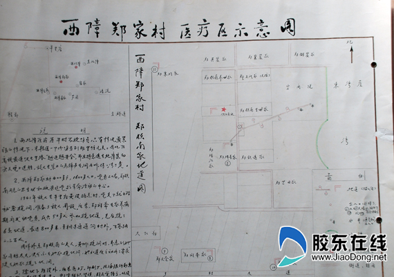 由鲁健根据回忆创作西障郑家村郑耀南家地道图