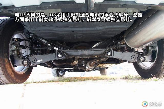 哈弗h6升级版 后双横臂悬挂