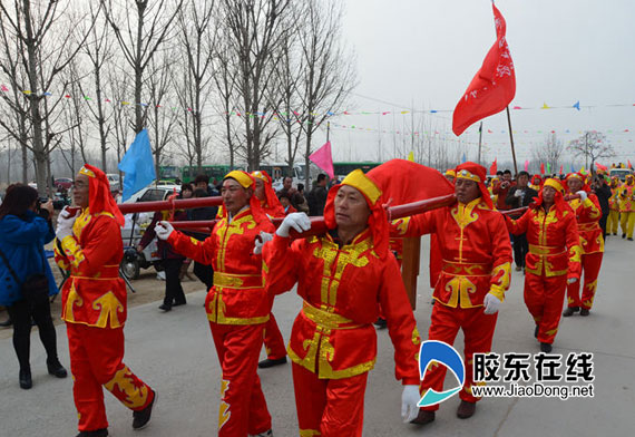 正月十八莱州"千年国庙"热闹非凡