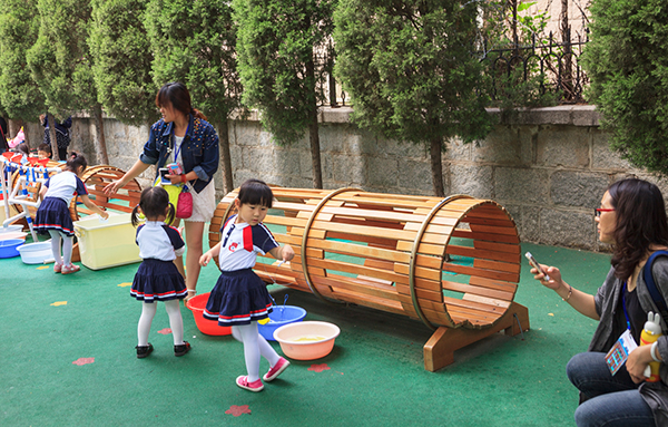 烟台塔山机关幼儿园举办庆六一游园活动(图) 科